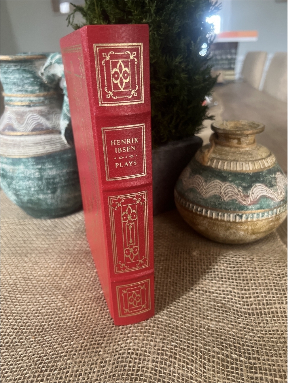 Vintage Franklin Library Book Henrik Ibsen Plays Leather Hardback 1979